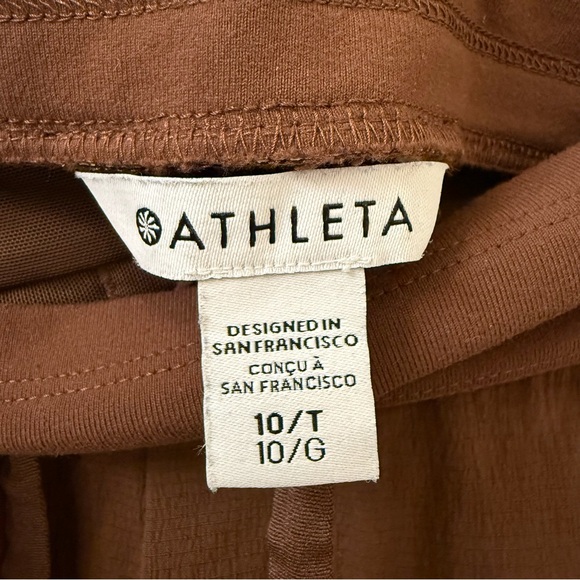Athleta Trekkie North Mid Rise Jogger size 10 Tall in brown outdoor travel - Picture 5 of 10